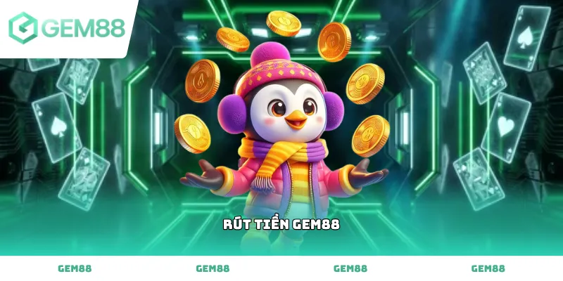 Thao tác xác nhận thông tin tài khoản khi thực hiện Rút tiền gem88